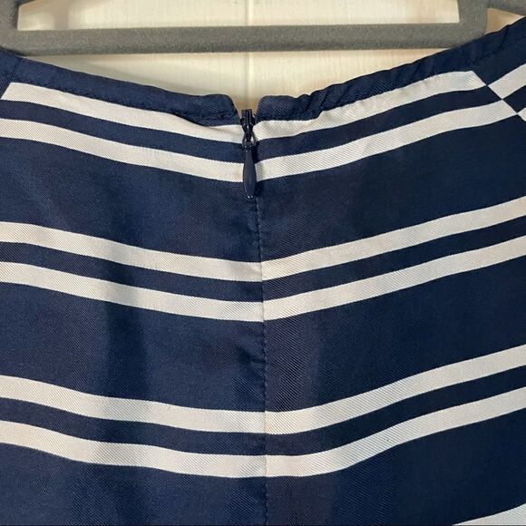 Vineyard Vines Silk Striped Ruffle Hem Top - Picture 5 of 6